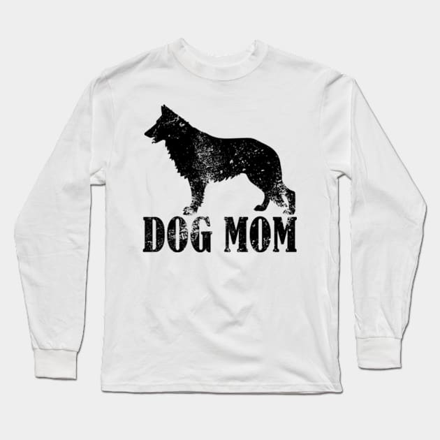 German Shepherd Dog Mom Long Sleeve T-Shirt by AstridLdenOs